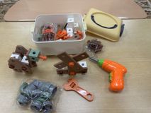 Конструктор Ma-mi Toys с шуруповёртом - 3D - мозайка