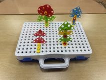 Конструктор Ma-mi Toys с шуруповёртом - 3D - мозайка